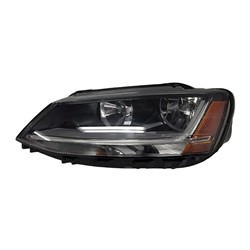 VOLKSWAGEN GLI HEAD LAMP ASSY LEFT (Driver Side) (HALOGEN)(W/LED DRL) OEM#5C7941005J 2017-2018 PL#VW2502168