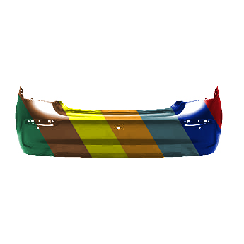 CHEVROLET SONIC REAR BUMPER COVER PRIMED (SD)(WO/RS)(WO/REMOTE START)(W/SENSOR) OEM#42501038 2017-2020 PL#GM1100A01