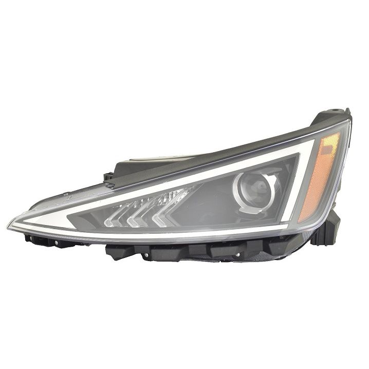 HYUNDAI ELANTRA SEDAN HEAD LAMP ASSY LEFT (Driver Side) (HALOGEN)(WO/LED DRL)(KOREA) OEM#92101F2540 2019-2020 PL#HY2502239