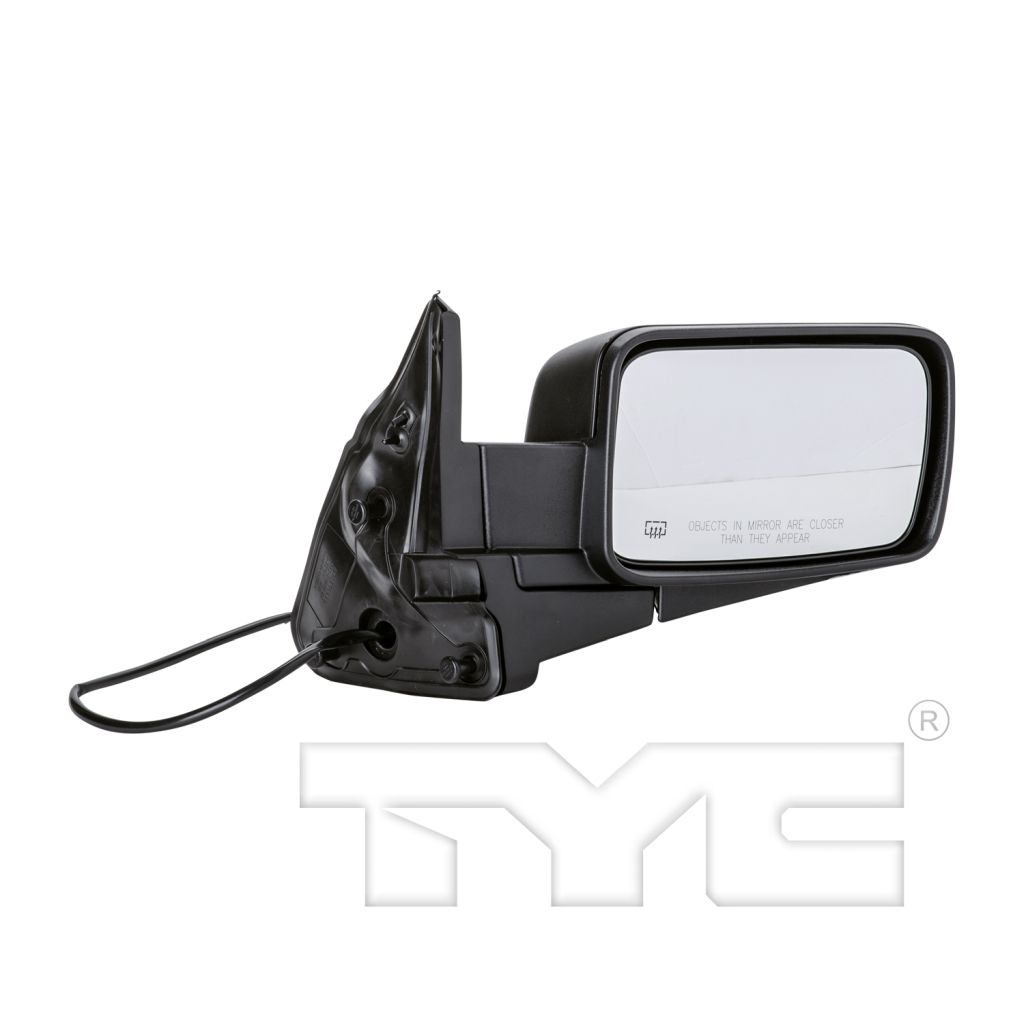 JEEP COMMANDER DOOR MIRROR RIGHT (Passenger Side) POWER/HEATED (TXT-BLK)(FOLD)(W/O Memory) OEM#55396636AD 2006-2010 PL#CH1321267