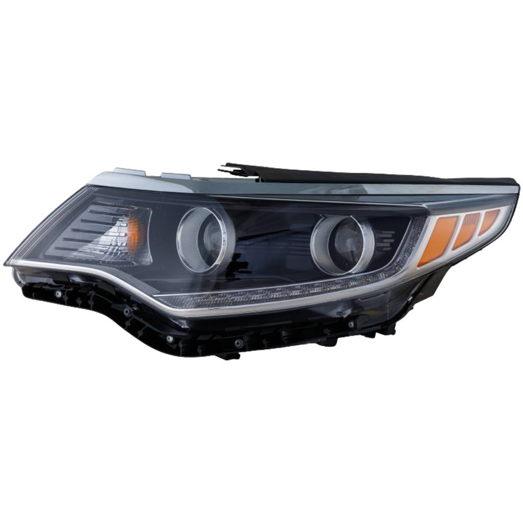 KIA OPTIMA HEAD LAMP ASSY RIGHT (Passenger Side) (HALOGEN)(W/DRL)(USA) OEM#92102D5080 2016-2017 PL#KI2503197