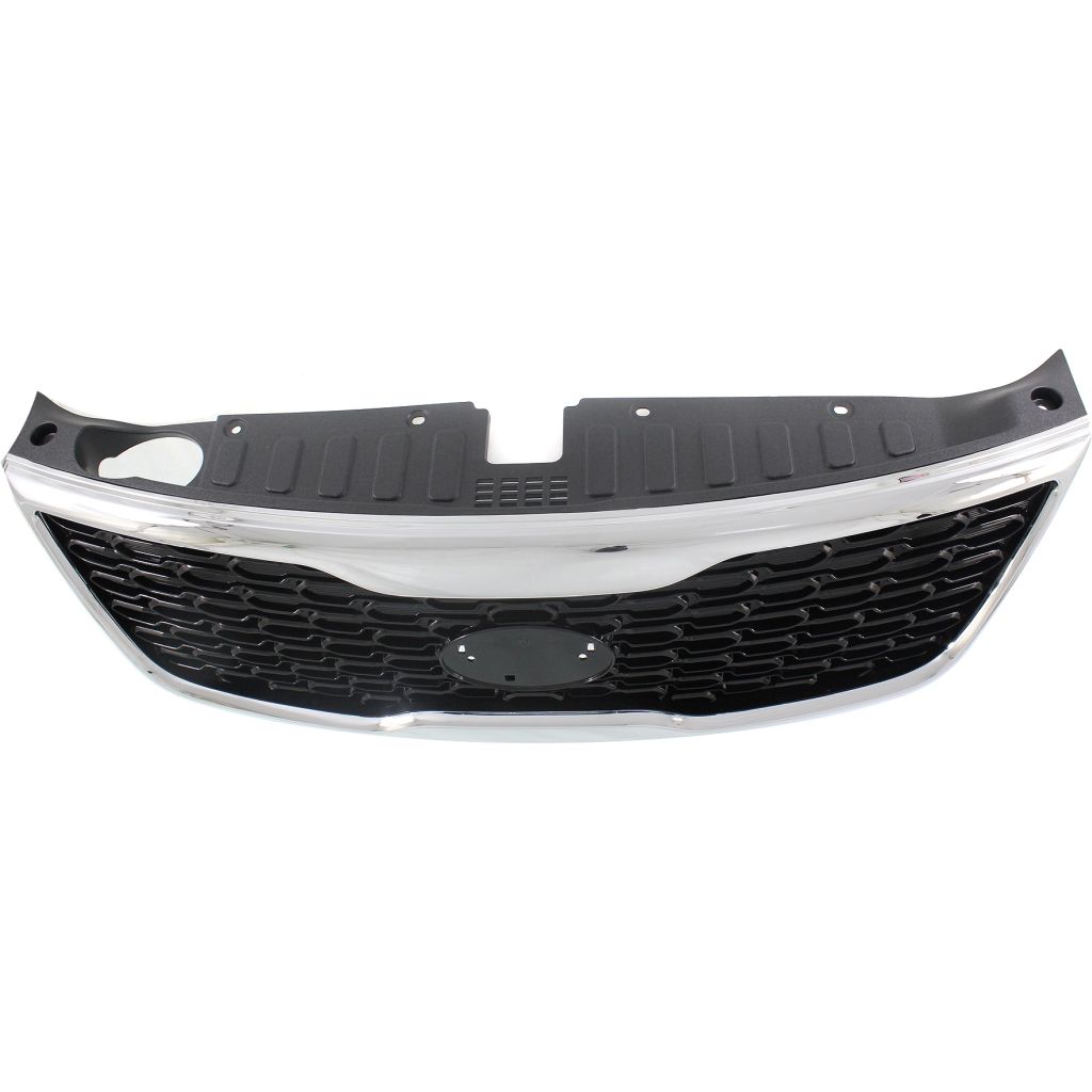 KIA SORENTO GRILLE ASSEMBLY CHR/BLK (LX/EX) **CAPA** OEM#863501U500 2014-2015 PL#KI1200155C