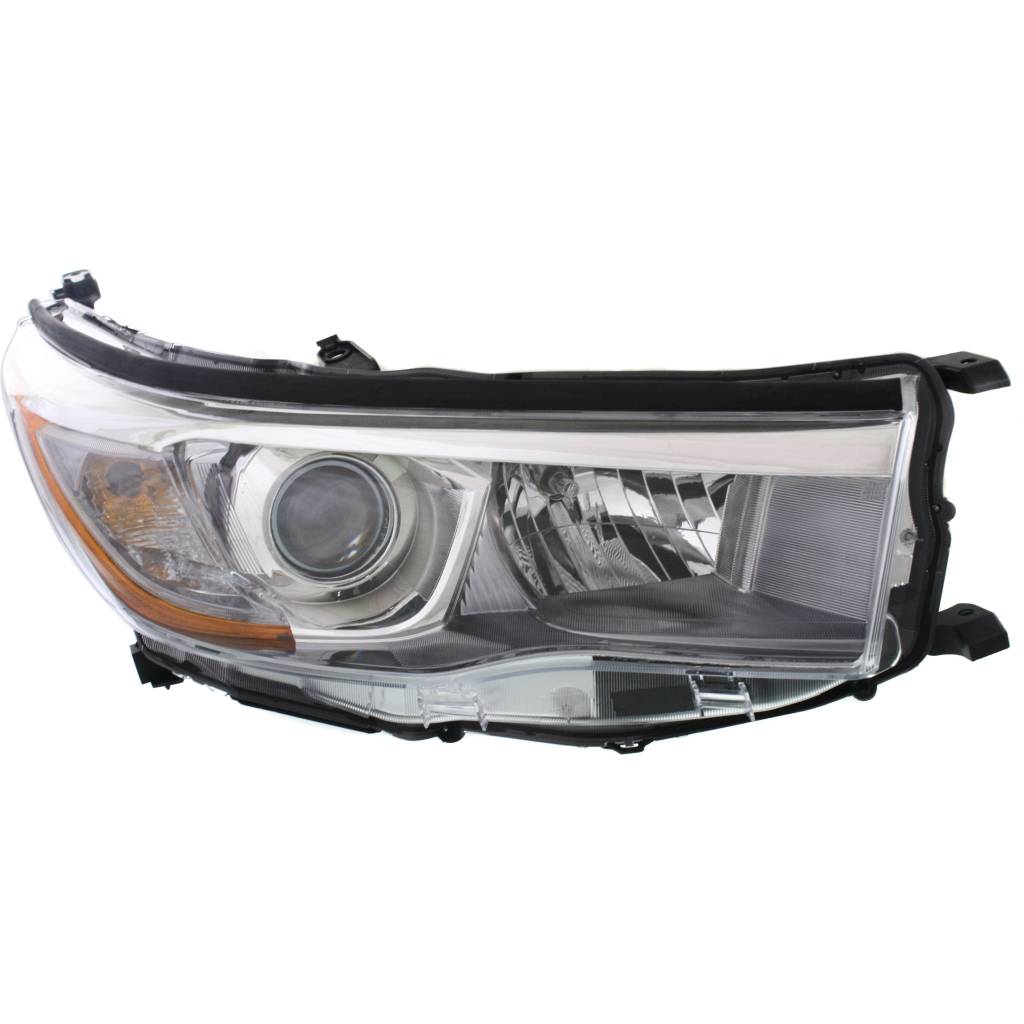 TOYOTA HIGHLANDER HEAD LAMP ASSEMBLY RIGHT (Passenger Side) (W/ SMOKED CHR) OEM#811100E250 2014-2016 PL#TO2503225