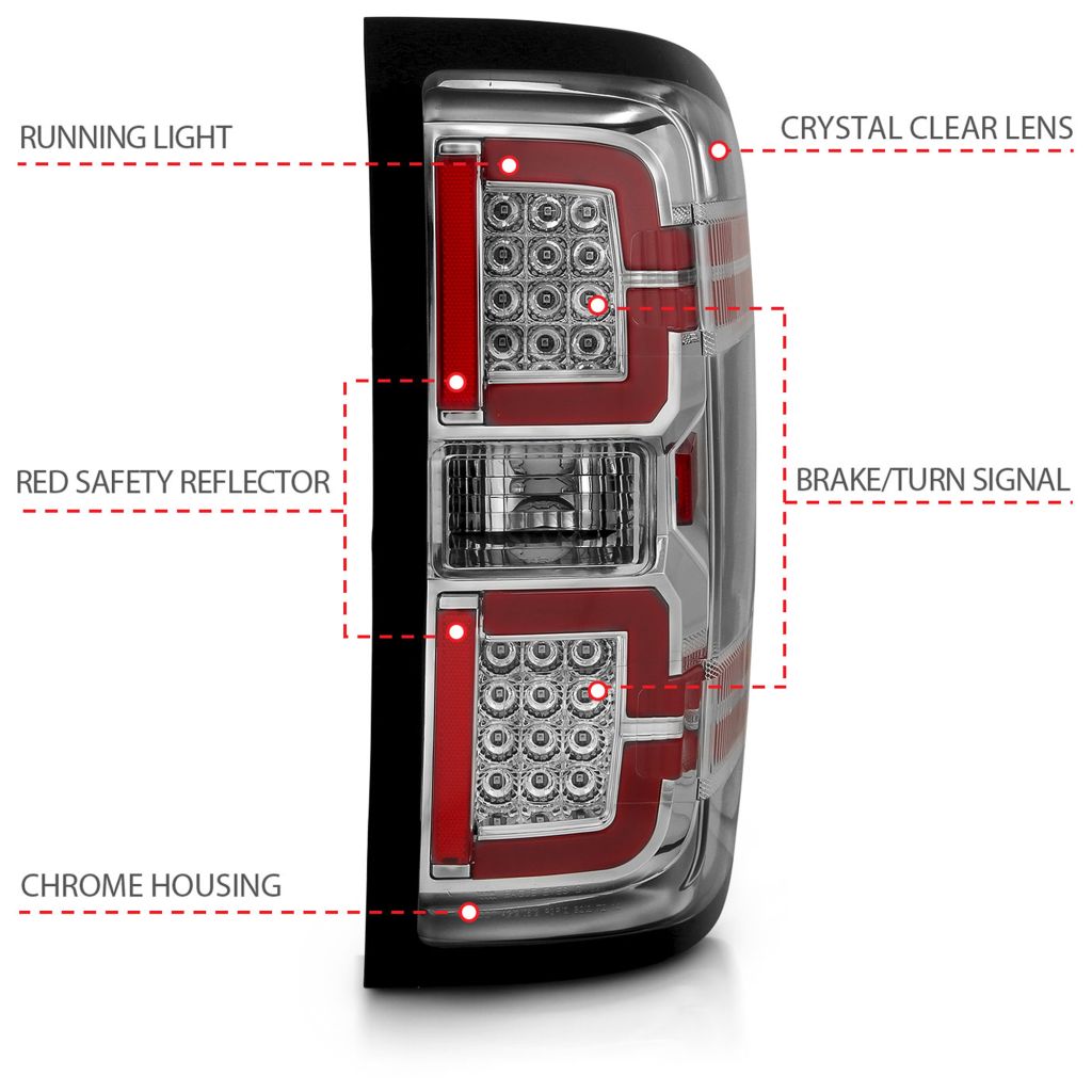 GM TRUCKS & VANS SILVERADO/PU 2500/3500 TAIL LAMP ASSY RIGHT (Passenger Side) OEM#84288723 2016-2019 PL#GM2801293