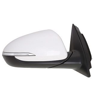 HYUNDAI ELANTRA GT DOOR MIRROR RIGHT (Passenger Side) PWR/HTD/SIGNAL (W/BSD)(BLACK CVR) OEM#87620G3250 2018-2020 PL#HY1321249