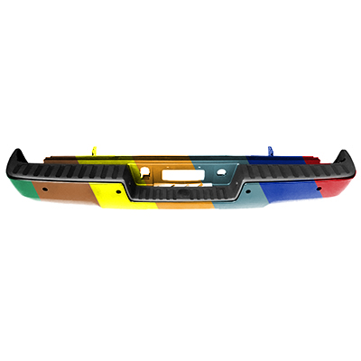 GM TRUCKS & VANS SIERRA/PU 1500 (19 OLD STYLE) REAR STEP BMP ASSY BLACK (WO/SENSOR(WO/CORNER STEP) OEM#23108143-PFM 2014-2019 PL#GM1103178