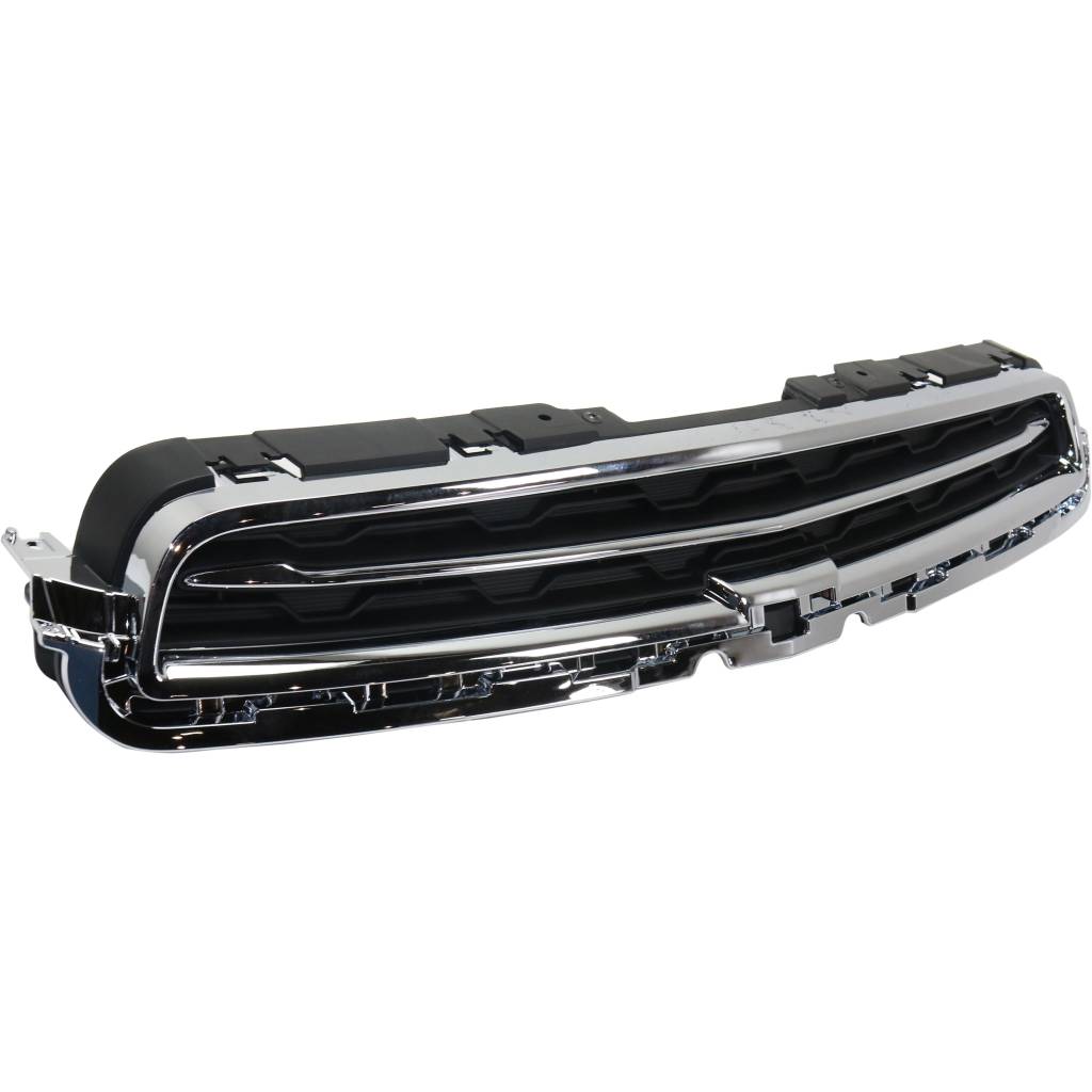 GM TRUCKS & VANS TRAX GRILLE UPPER CHROME FRAME /BLK W/CHR MOLDING INNER**CAPA** OEM#94560930 2015-2016 PL#GM1200726C