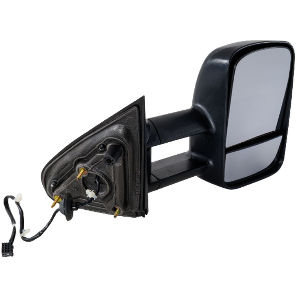 GM TRUCKS & VANS SILVERADO/PU 2500/3500 (CHEVY) DOOR MIRROR RIGHT (Passenger Side) PWR/HTD/M-FOLD (TOW TYPE)(DUAL ARM)(NO SIGNAL IN GLASS)(BLK) OEM#22820398-PFM 2015 PL#GM1321485