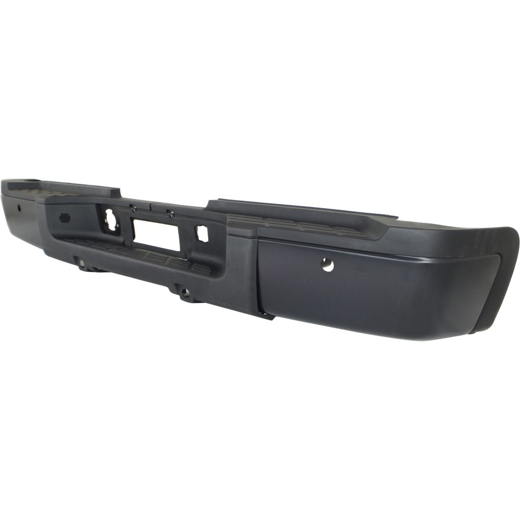 GM TRUCKS & VANS SILVERADO/PU 2500/3500 STEP BUMPER ASSY BLACK(W/DUAL WHEEL)(W/SENSOR) OEM#20899965-PFM 2007-2010 PL#GM1103155