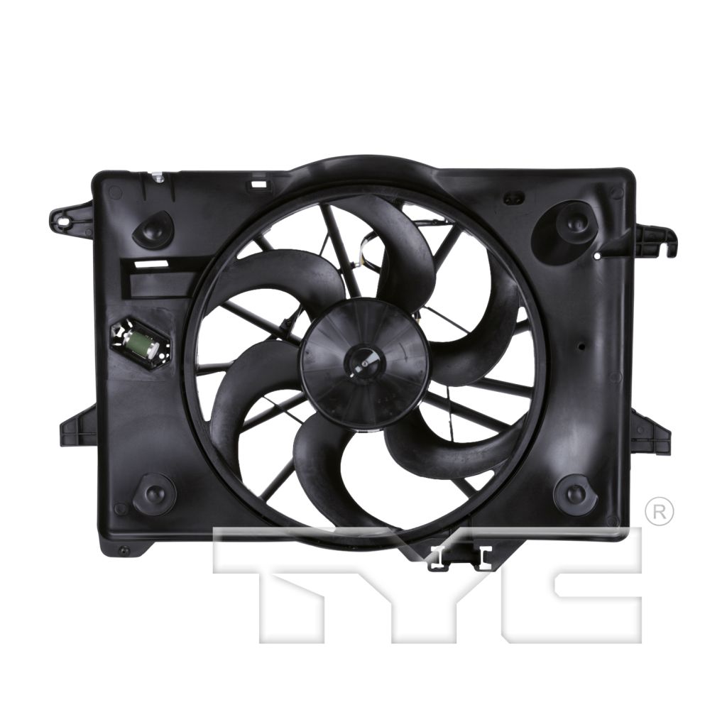 MERCURY GRAND MARQUIS RADIATOR & A/C FAN ASSEMBLY (FROM 4-8-00)(SINGLE FAN) OEM#1W1Z8C607AA 2000-2002 PL#FO3115121
