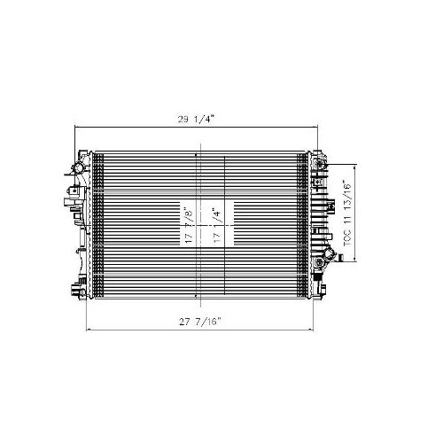 CHEVROLET MALIBU (NEW) RADIATOR 2.0L OEM#23336320 2016-2023 PL#GM3010584