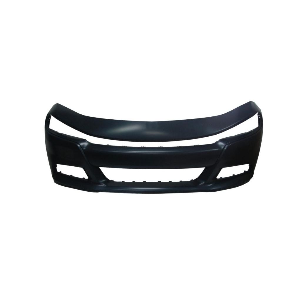 DODGE CHARGER FRONT BUMPER COVER PRIMED (SE/SXT/ R/T / R/T Road&Track/POLICE) OEM#68267765AC 2015-2023 PL#CH1000A24