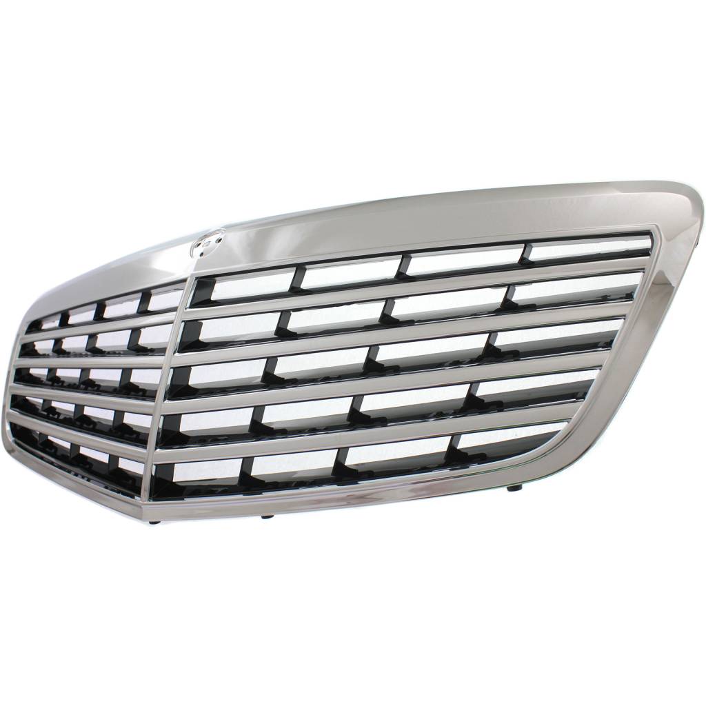 MERCEDES-BENZ S-CLASS SEDAN (221) (EXC S400 HYBRID) GRILLE CHR/BLK (WO/Distronic Cruise Control)(S350/450/550/63) OEM#22188004839040 2010-2013 PL#MB1200156