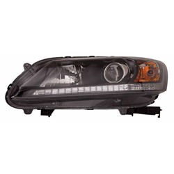 HONDA ACCORD SEDAN HEAD LAMP ASSEMBLY RIGHT (Passenger Side) (4 CYL)(HALOGEN) **CAPA** OEM#33100T2AA01 2013-2015 PL#HO2503151C
