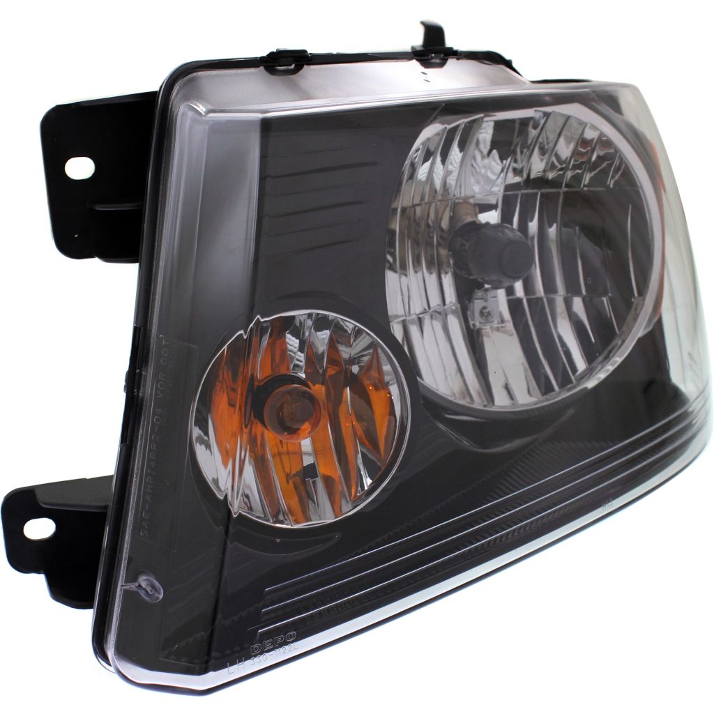 FORD TRUCKS & VANS FORD/PU (F150 EXC HERITAGE) HEAD LAMP ASSY LEFT (Driver Side) (W/O CHROME TRIM)(W/BLACK TRIM) OEM#7L3Z13008HA 2007-2008 PL#FO2502247