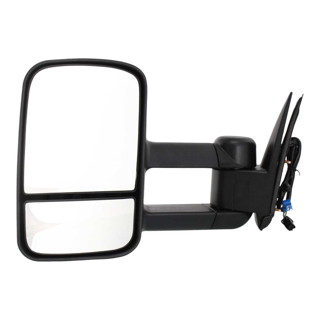 GM TRUCKS & VANS TAHOE (CHEVY) (NEW STYLE) DOOR MIRROR RIGHT (Passenger Side) POWER/HEATED (TOW TYPE)(DUAL ARM)(NO SIGNAL IN GLASS) OEM#15904034-PFM 2003-2006 PL#GM1320410