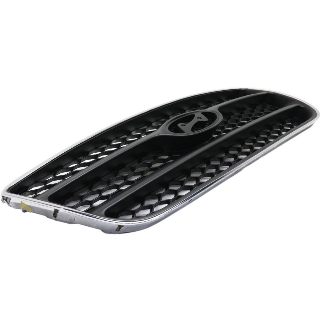 HYUNDAI SANTA FE GRILLE CHR/SLV-BLK (GLS/GL/SE) **CAPA** OEM#865602B010 2007-2009 PL#HY1200146C