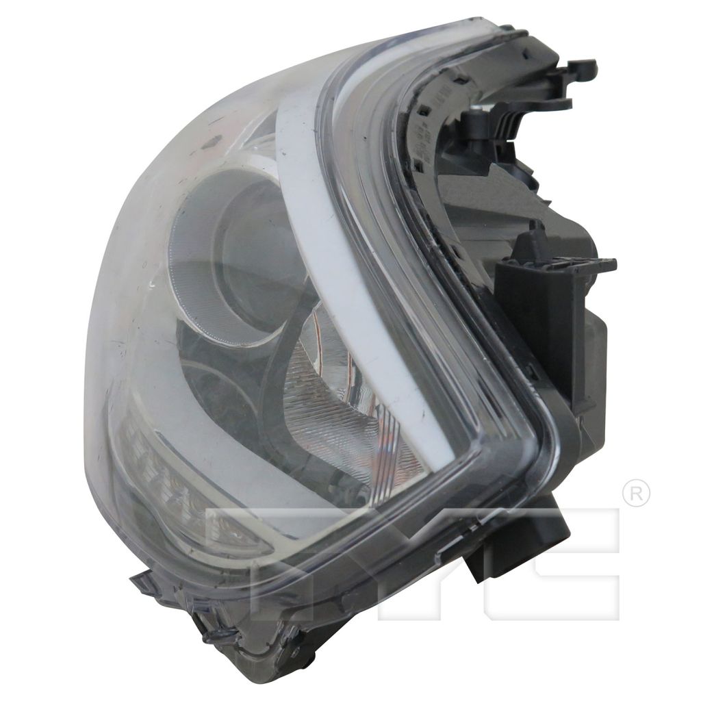 HYUNDAI ACCENT SEDAN HEAD LAMP ASSY RIGHT (Passenger Side) (HALOGEN PROJECTOR W/LED MARKER) OEM#921021R610 2014-2017 PL#HY2503191