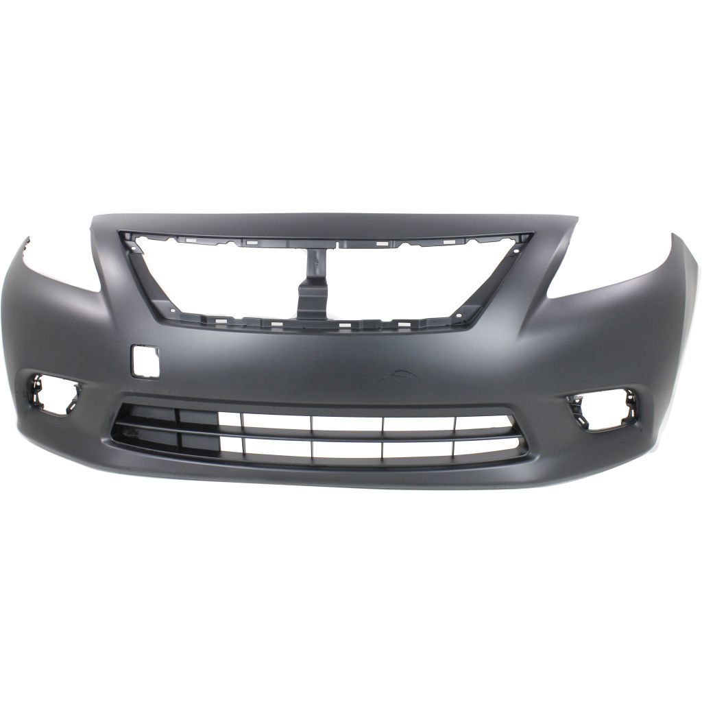 NISSAN(DATSUN) VERSA SEDAN FRONT BUMPER COVER PRIMED (W/CVT) OEM#FBM229KA0J 2013-2014 PL#NI1000291