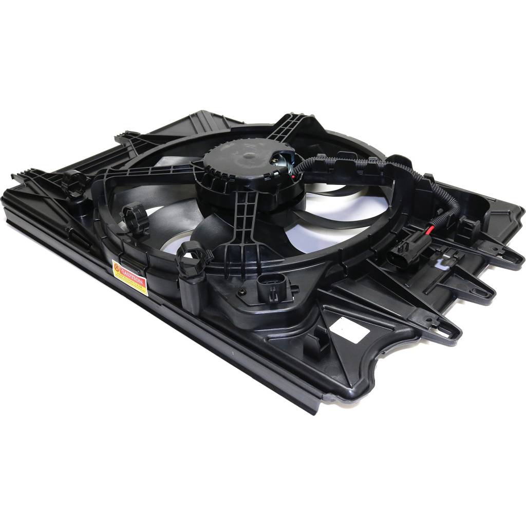 FIAT 500L 4DOORS (FIAT) RADIATOR & A/C FAN ASSEMBLY OEM#68202033AA 2014-2017 PL#FI3115101