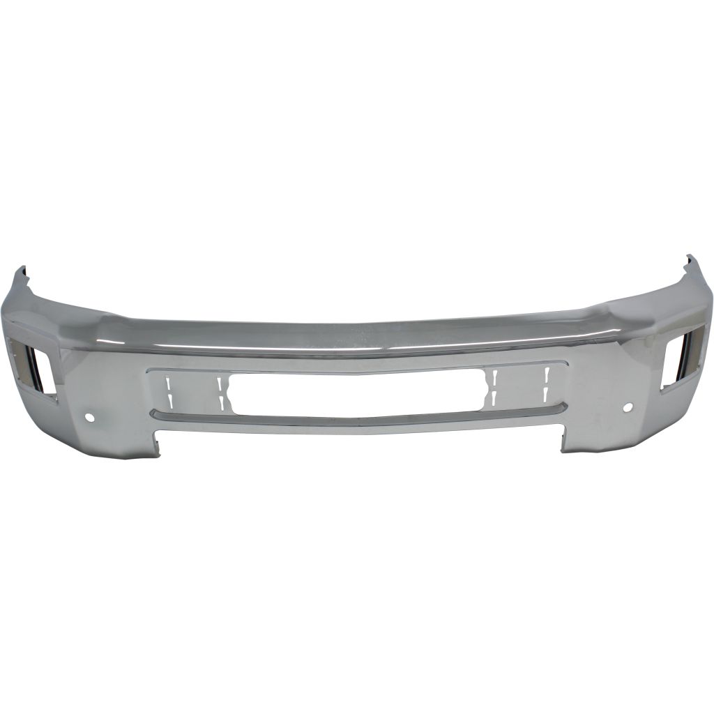 GM TRUCKS & VANS SILVERADO/PU 2500/3500 (CHEVY) FRONT BUMPER CHROME (W/FOG)(W/SENSOR)**CAPA** OEM#23229369 2015-2019 PL#GM1002850C