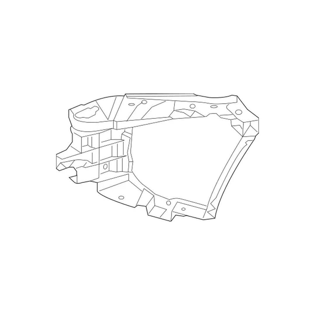 MERCEDES-BENZ S-CLASS (222) RADIATOR SUPPORT SIDE PANEL LEFT (Driver Side) OEM#2226200102 2014-2020 PL#MB1221120
