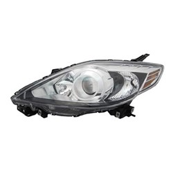 MAZDA MAZDA5 HEAD LAMP UNIT LEFT (Driver Side) (HALOGEN)(BLK BEZEL) OEM#CE51510L0C 2008-2009 PL#MA2518128