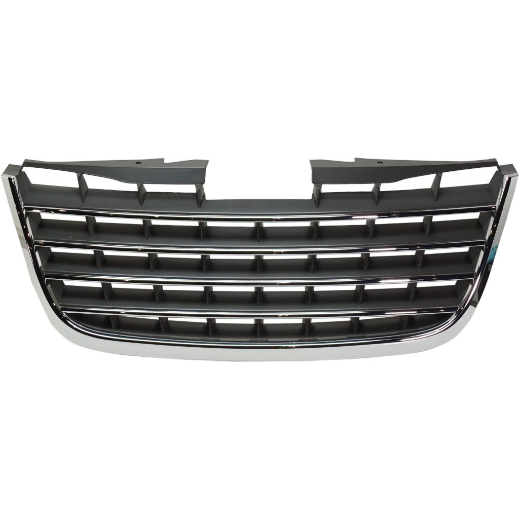 CHRYSLER TOWN & COUNTRY GRILLE CHROME/DK-GRAY (CHROME CENTER) **CAPA** OEM#5113228AA 2008-2010 PL#CH1200309C