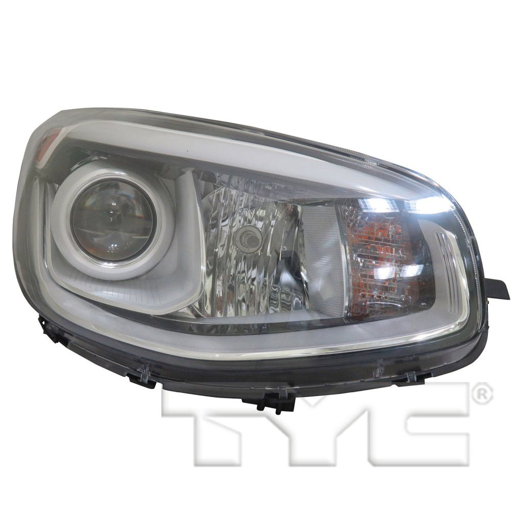 KIA SOUL HEAD LAMP ASSEMBLY RIGHT (Passenger Side) (HALOGEN)(W/ PROJECTOR) **CAPA** OEM#92102B2050 2014-2016 PL#KI2503168C