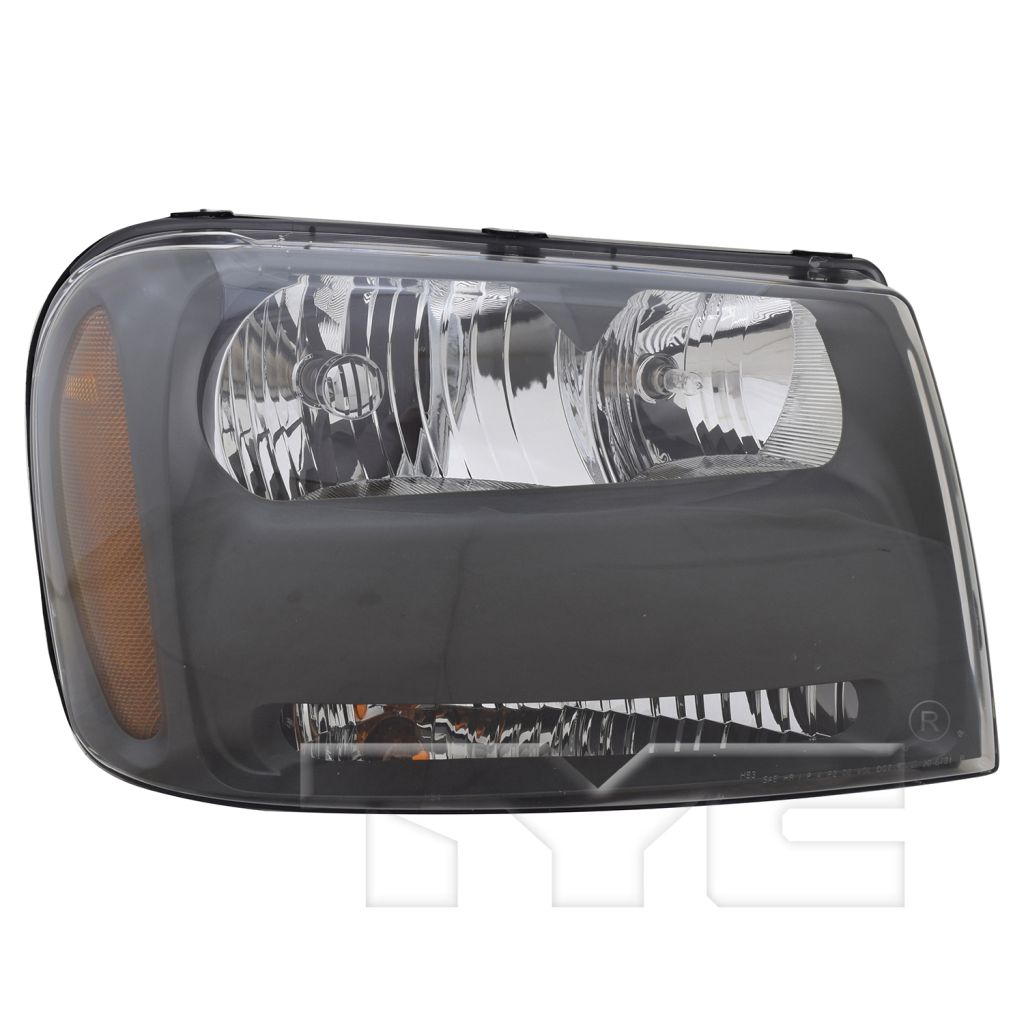 GM TRUCKS & VANS TRAILBLAZER HEAD LAMP ASSY RIGHT (Passenger Side) (LT MDL/08 LS MDL) **CAPA** OEM#25970908 2006-2009 PL#GM2503304C