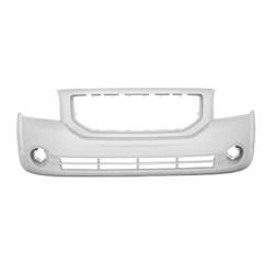 DODGE CALIBER FRONT BUMPER COVER PRIMED (W/FOG)(EXC SRT-4)**CAPA** OEM#5183394AE 2007-2012 PL#CH1000870C