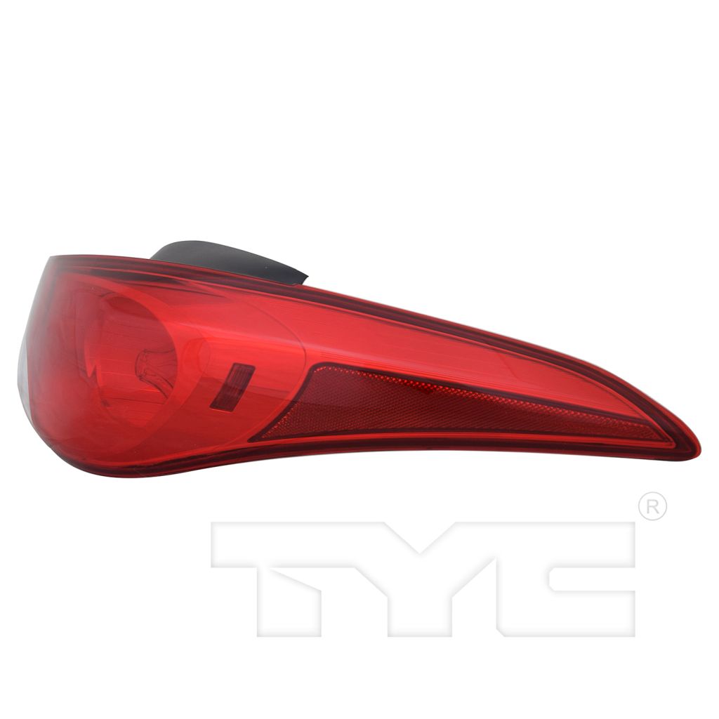 HYUNDAI ELANTRA SEDAN TAIL LAMP ASSEMBLY RIGHT (Passenger Side) (USA BUILT)(STD BULB) **CAPA** OEM#924023Y000 2011-2013 PL#HY2805119C