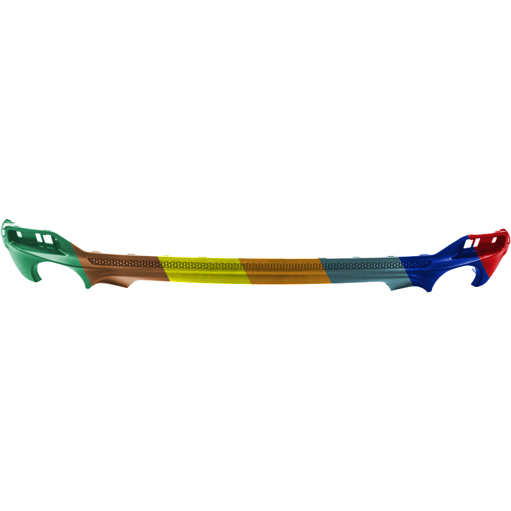 ACURA RDX REAR BUMPER LOWER VALANCE TXT-BLACK (A-SPEC) OEM#04716TJBA80 2019-2025 PL#AC1115106