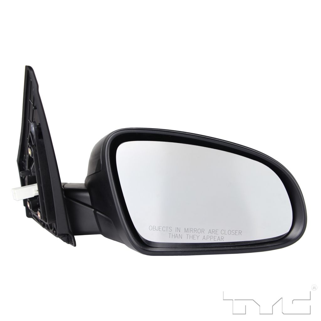 HYUNDAI KONA DOOR MIRROR RIGHT (Passenger Side) PWR/N-HTD/M-FOLD (WO/SPOTTER GLASS)(BLACK) OEM#87620J9100MZH 2018-2022 PL#HY1321256