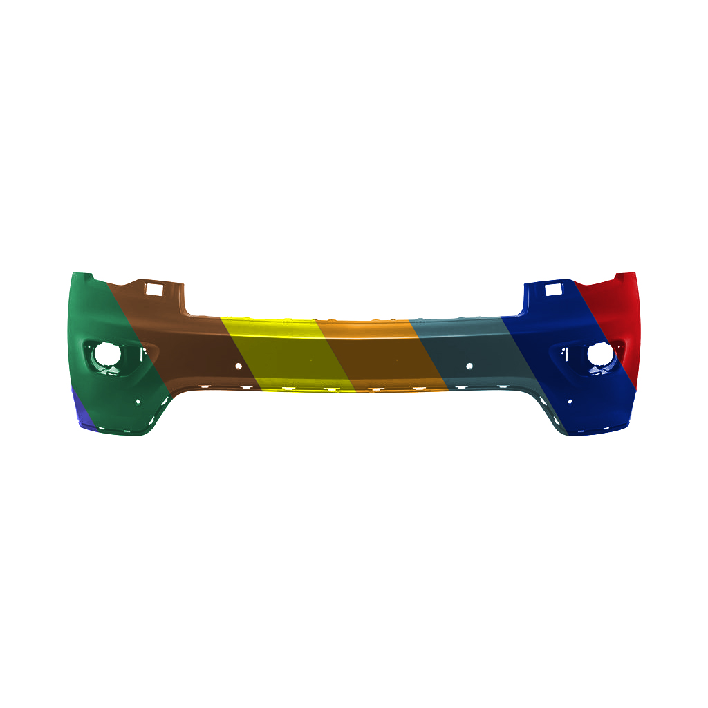 JEEPVEHICLE GRAND CHEROKEE / GRAND CHEROKEE WK FRONT BUMPER COVER UPPER PRIMED (W/WASH(W/6 SENSOR)(LAR/LTD/OVERL/ALT/UPLA/TRAIL)(16-16 75t OEM#68312865AA 2017-2021 PL#CH1014147