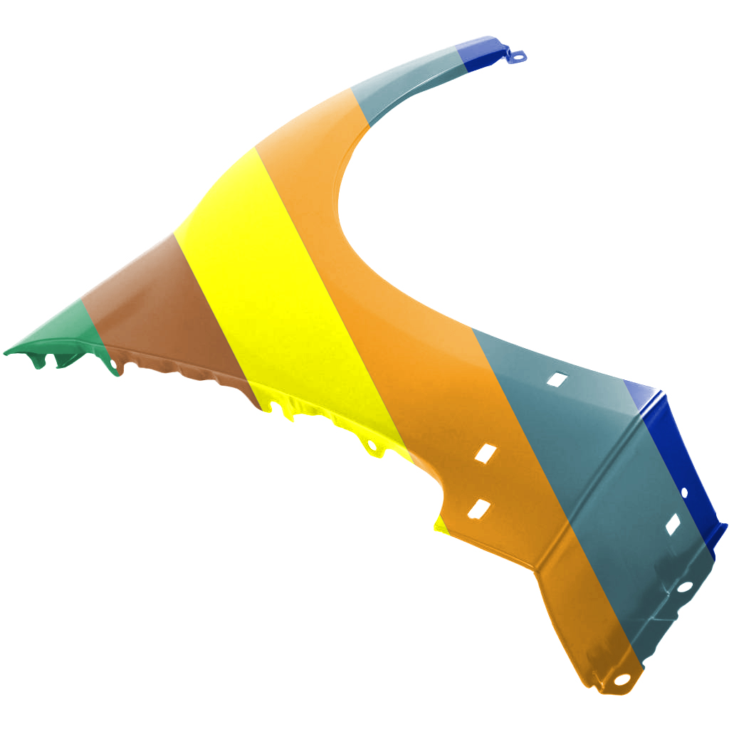 HYUNDAI VELOSTER FENDER RIGHT (Passenger Side) (W/TURBO) OEM#663212V500 2013-2017 PL#HY1241157