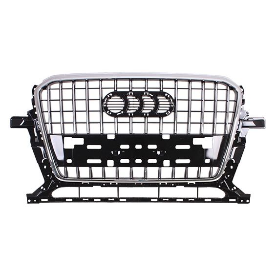 AUDI Q5 / SQ5 GRILLE GLOSS BLACK W/CHROME MLDG (WO/SLINE) OEM#8R0853651AFT94 2013-2017 PL#AU1200137