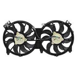 NISSAN(DATSUN) MAXIMA RADIATOR & A/C FAN ASSEMBLY (DUAL FAN) OEM#214813NT0B 2016-2023 PL#NI3115134