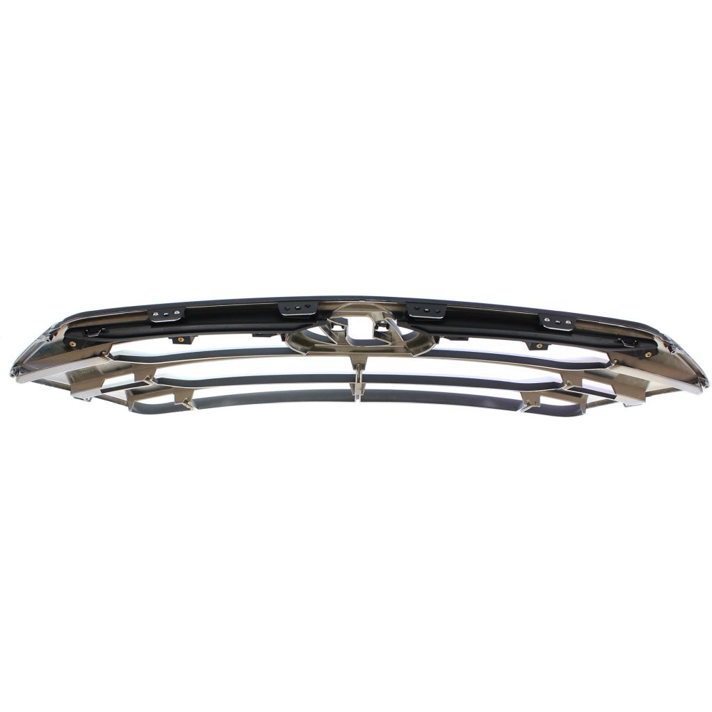 HYUNDAI SANTA FE SPORT (2.0/2.4L) GRILLE ASSEMBLY CHR/BLK & WCHR MLDGS OEM#863502W010 2013-2016 PL#HY1200163