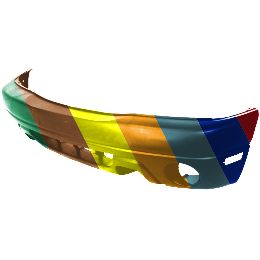 SUZUKI GRAND VITARA FRONT BUMPER COVER PRIMED (W/ FOG) OEM#71700658325PK 2001-2005 PL#SZ1000121