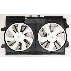 SUBARU IMPREZA SEDAN RADIATOR FAN ASSEMBLY (DUAL FAN) OEM#45131FG003-PFM 2017-2023 PL#SU3115135