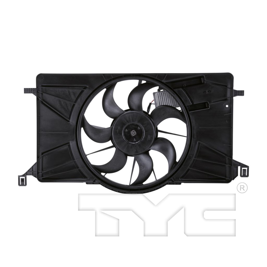 FORD FOCUS HATCHBACK ELECTRIC RADIATOR & A/C FAN ASSEMBLY W/MODULE (SINGLE FAN) OEM#CV6Z8C607R 2015-2018 PL#FO3115189