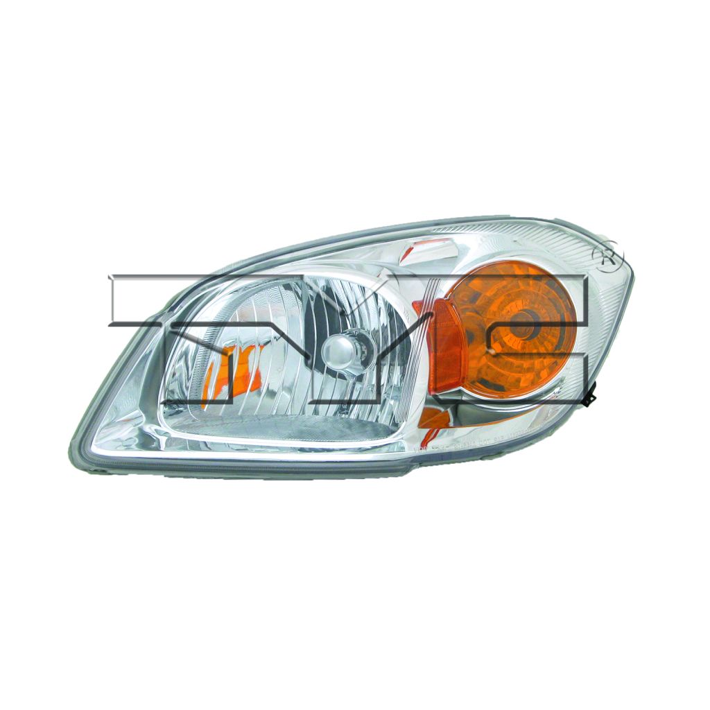 PONTIAC G5 HEAD LAMP ASSY LEFT (Driver Side) (WO/BRKT)(CLEAR LENS)**CAPA** OEM#22740621 2007-2009 PL#GM2502251C