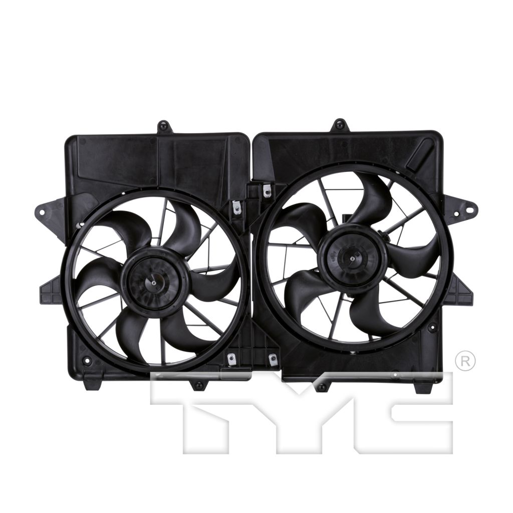 FORD TRUCKS & VANS ESCAPE RADIATOR & A/C FAN ASSY (2.3L)(DUAL FAN) OEM#5L8Z8C607BF 2005-2007 PL#FO3115159