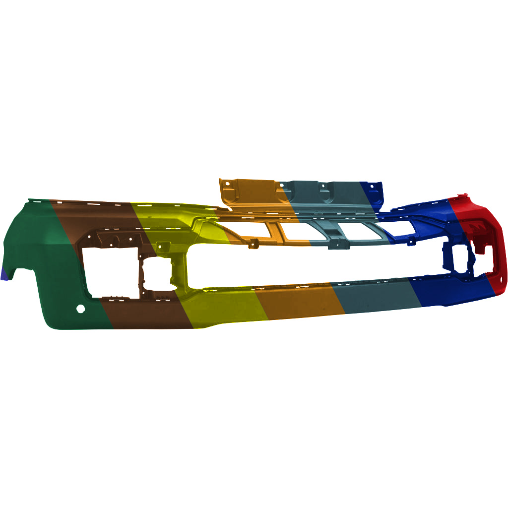 HONDA RIDGELINE FRONT BUMPER COVER LOWER TEXTURE (W/SENSOR) OEM#71105T6ZA10 2017-2020 PL#HO1015116