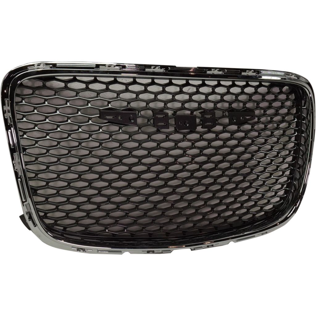 CHRYSLER 300 GRILLE CHR/DK-GRAY (LTD/C)**CAPA** OEM#5SW16LAUAE 2015-2023 PL#CH1200394C