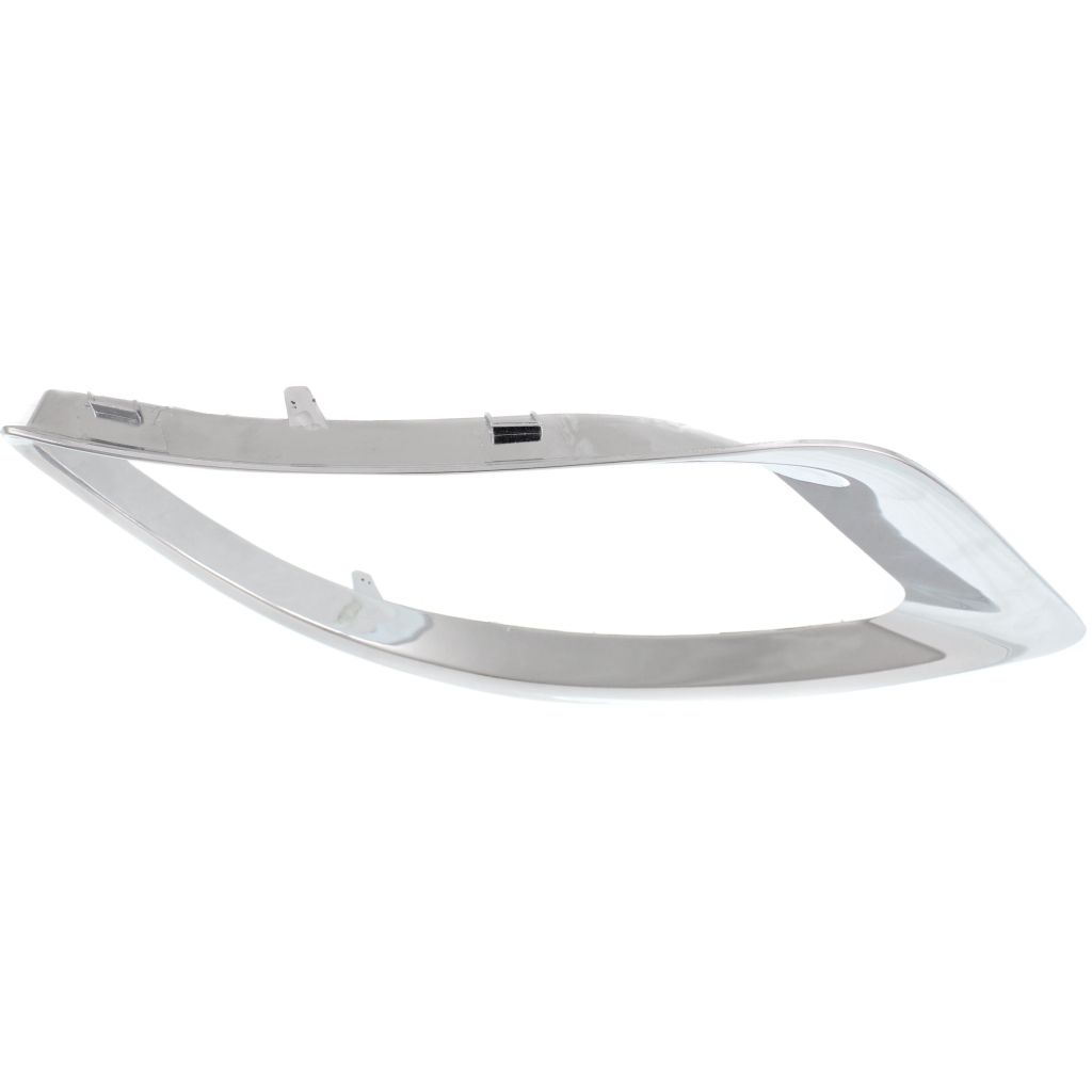 DODGE TRUCKS & VANS DURANGO FOG LAMP COVER OUTER MOLDING LEFT (Driver Side) CHROME (2PC BUMPER CVR) **CAPA** OEM#5113745AB 2014-2020 PL#CH1038163C