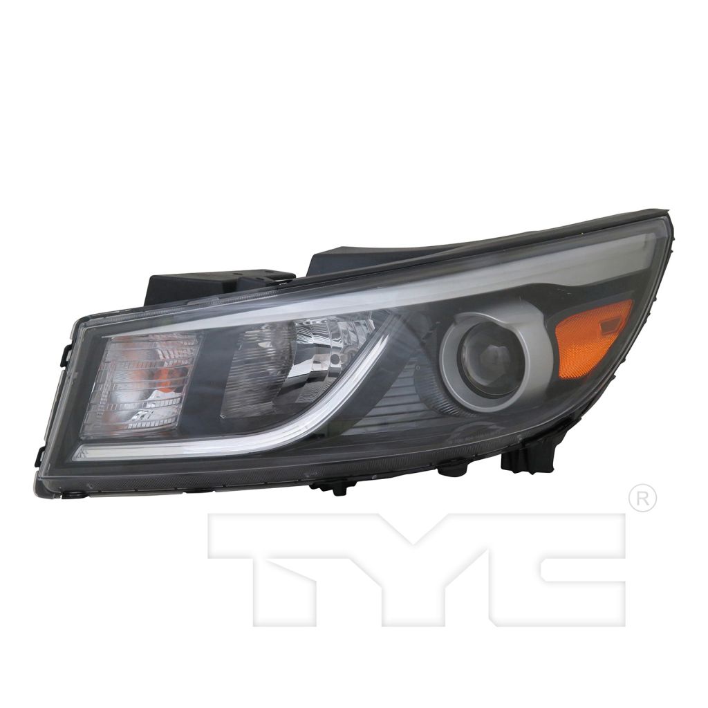 KIA SEDONA MINIVAN HEAD LAMP ASSEMBLY LEFT (Driver Side) (HALOGEN)(WO/ LED)(L/LX)**CAPA** OEM#92101A9110 2015-2018 PL#KI2502181C