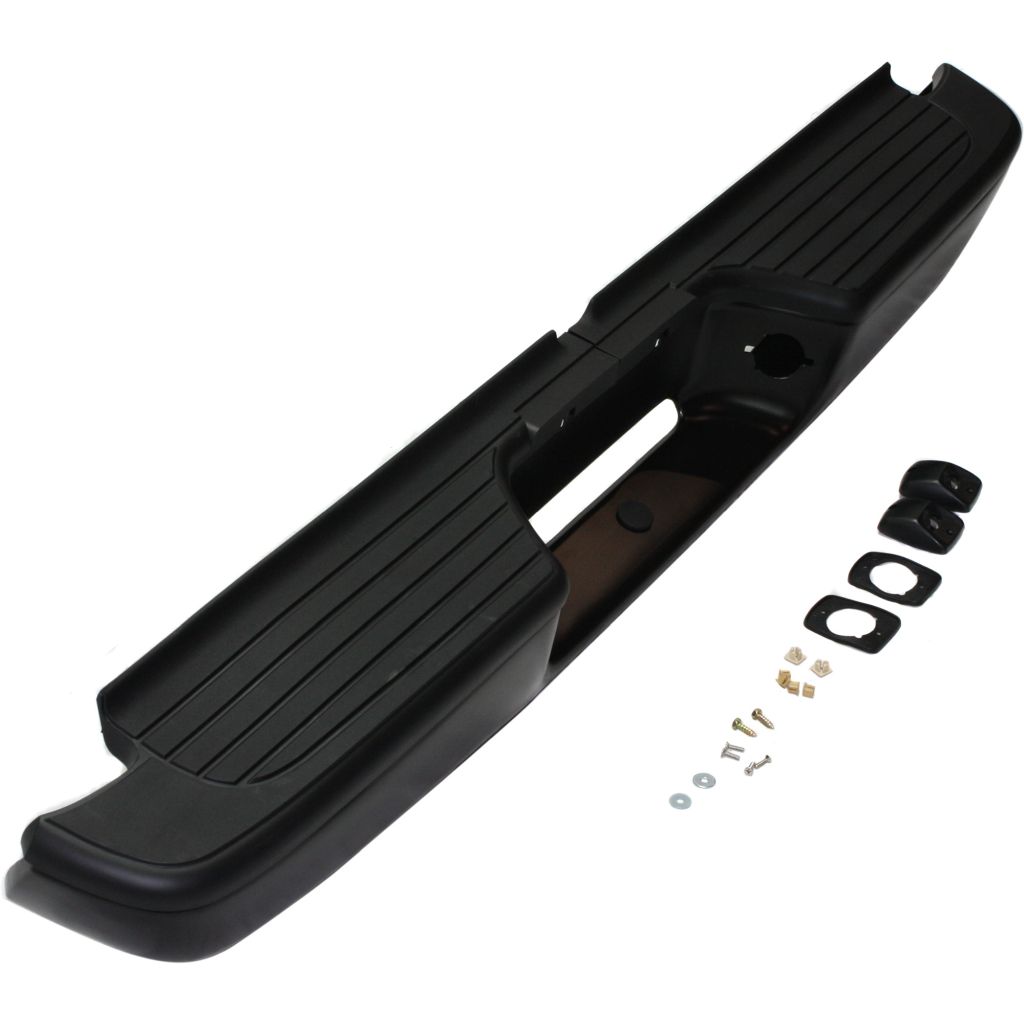 TOYOTA TACOMA STEP BUMPER ASSEMBLY BLACK (W/PAD)(W/BKT)(STD BED) OEM#002283598201 2001-2004 PL#TO1102214
