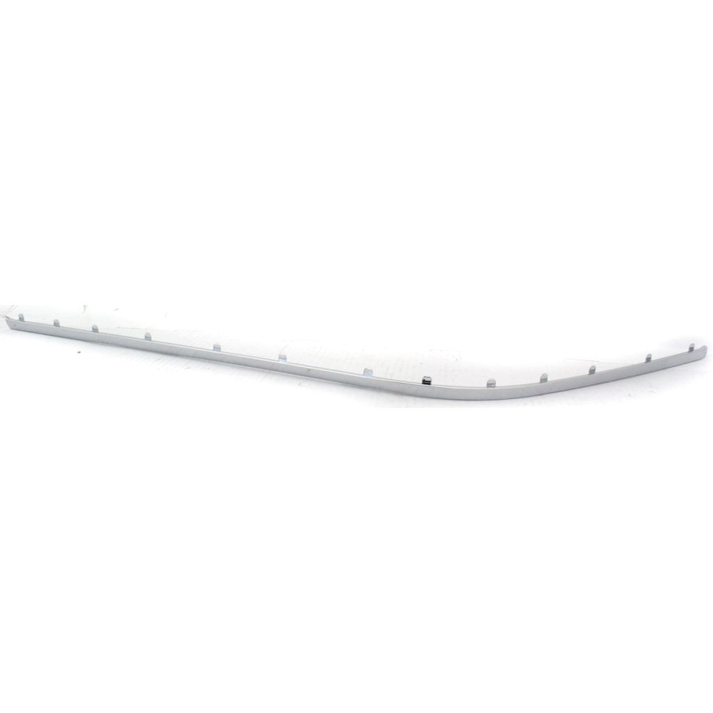 BMW BMW 7 SERIES FRONT BUMPER OUTER COVER UPPER MLDG RIGHT (Passenger Side) CHROME (745Li/760Li) OEM#51117033476 2002-2005 PL#BM1047121